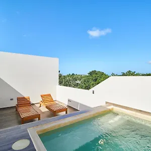 Jungle Penthouse With Private Rooftop Pool In La Veleta Tulum